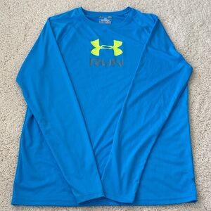 Under Armour Men's Bright Blue Long Sleeve Tee